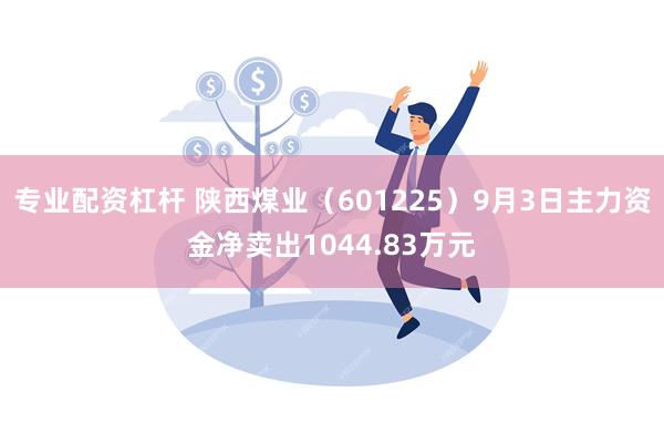 专业配资杠杆 陕西煤业（601225）9月3日主力资金净卖出1044.83万元