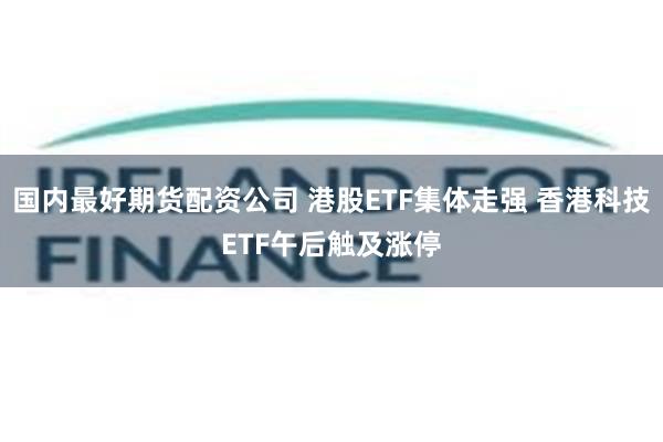 国内最好期货配资公司 港股ETF集体走强 香港科技ETF午后触及涨停